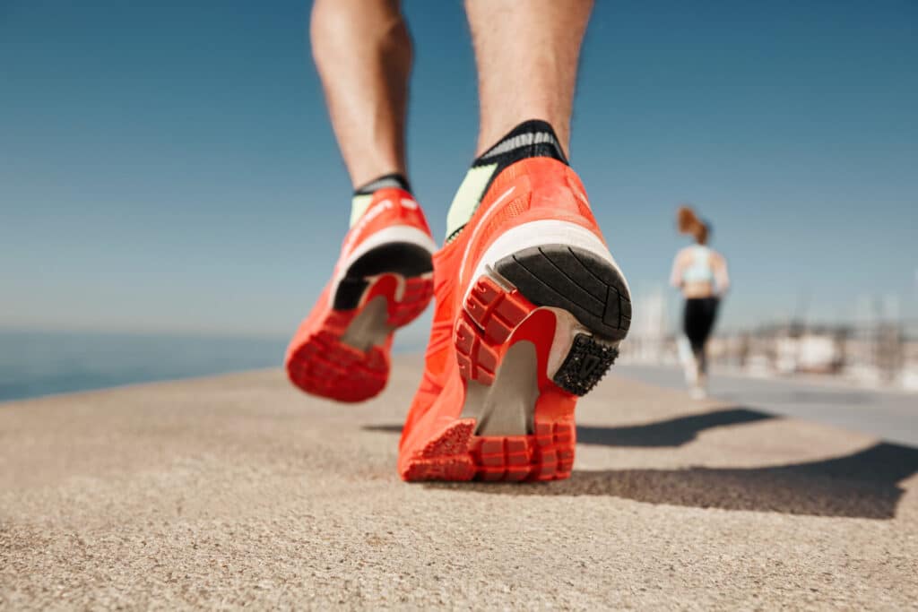 Tênis de corrida para rotina de treinos